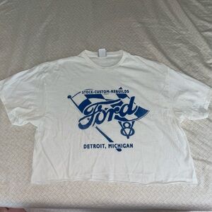 Ford Motor Co Detroit Michigan Graphic T-Shirt Junk Food Tees Size M